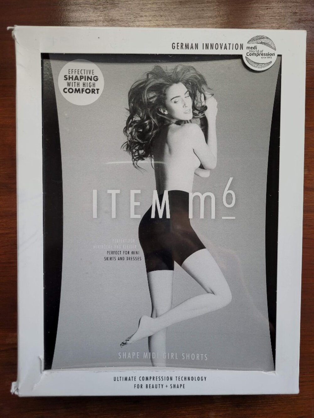 ITEM m6 Women's Shape Midi Girl Shorts Shapewear Nude Size Medium